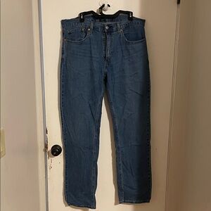 Denim Blue Men's Straight Jeans